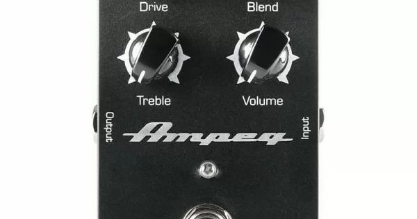 Ampeg Scrambler Bass Overdrive Pedal with Drive, Blend, Treble